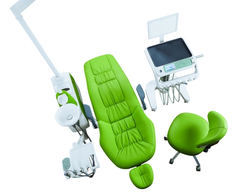 Cast Aluminum Backrest Stomatology Equipment Mobile Dental Cart Unit
