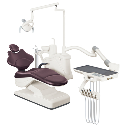 Class II Dental Unit Chair Grey With Rotatable Unit Box
